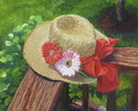 thumbnail image of painting "Hat with Flowers"